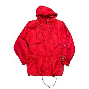 Helly Hansen Packable Rain Jacket Red Size Small